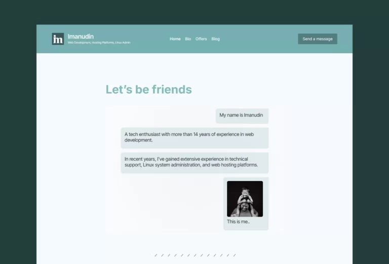 Crafting My Personal Website, teman.web.id