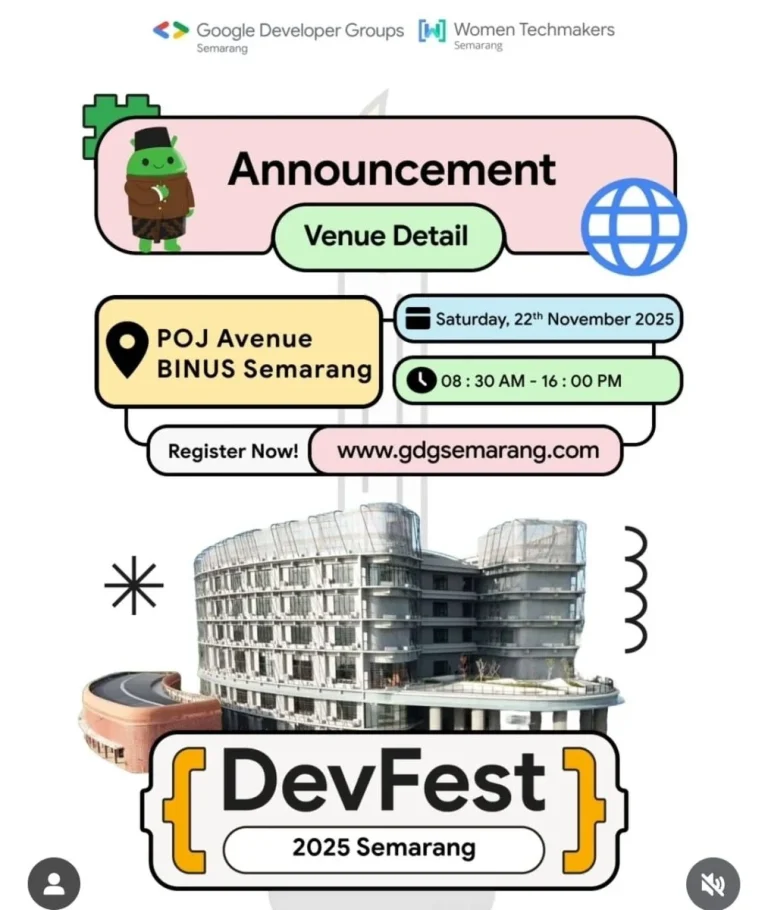 A Beacon for Tech Enthusiasts: DevFest Semarang 2025 is on the Horizon
